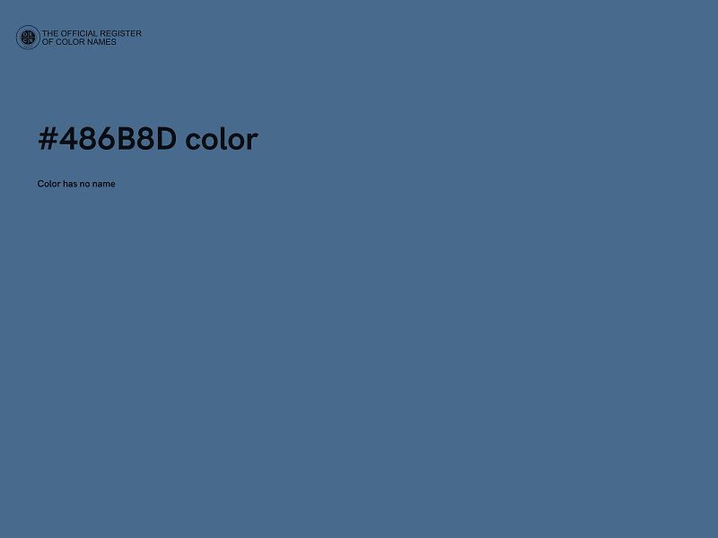 #486B8D color image