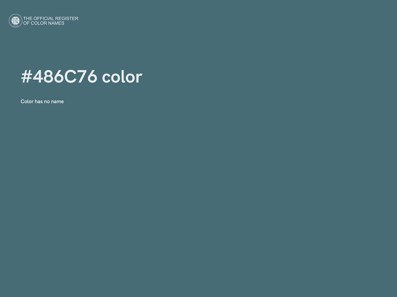 #486C76 color image