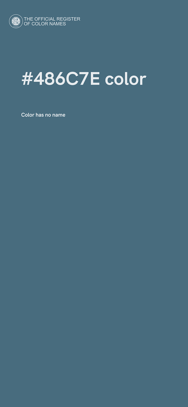 #486C7E color image