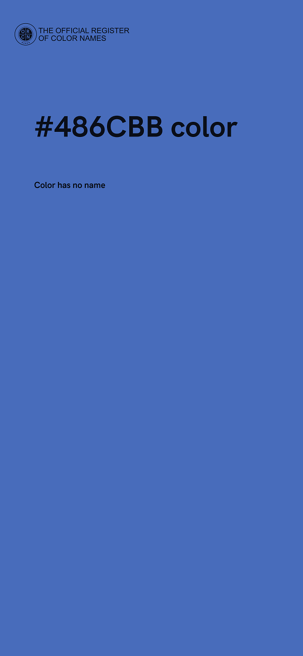 #486CBB color image