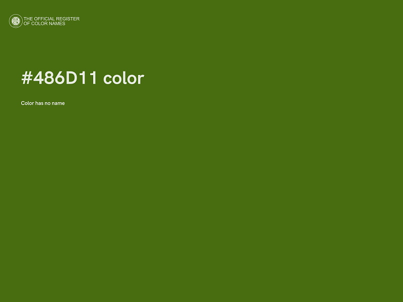 #486D11 color image