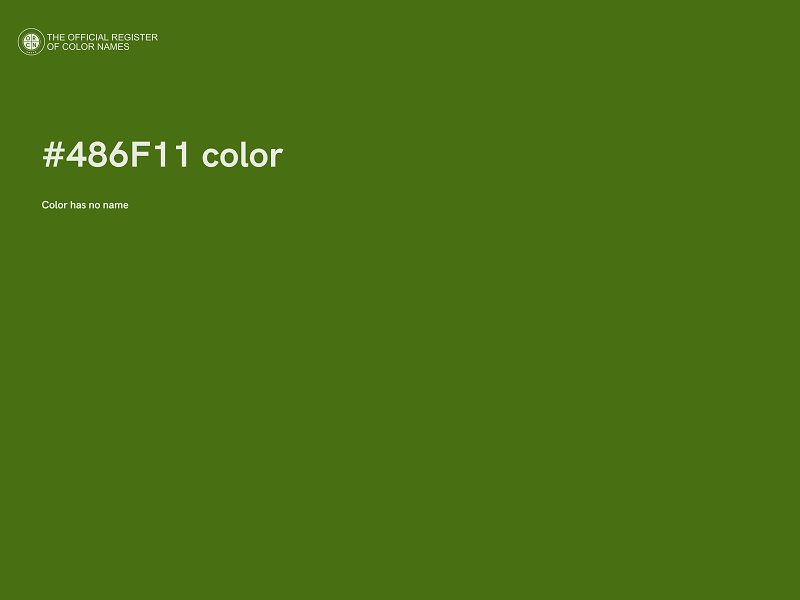 #486F11 color image