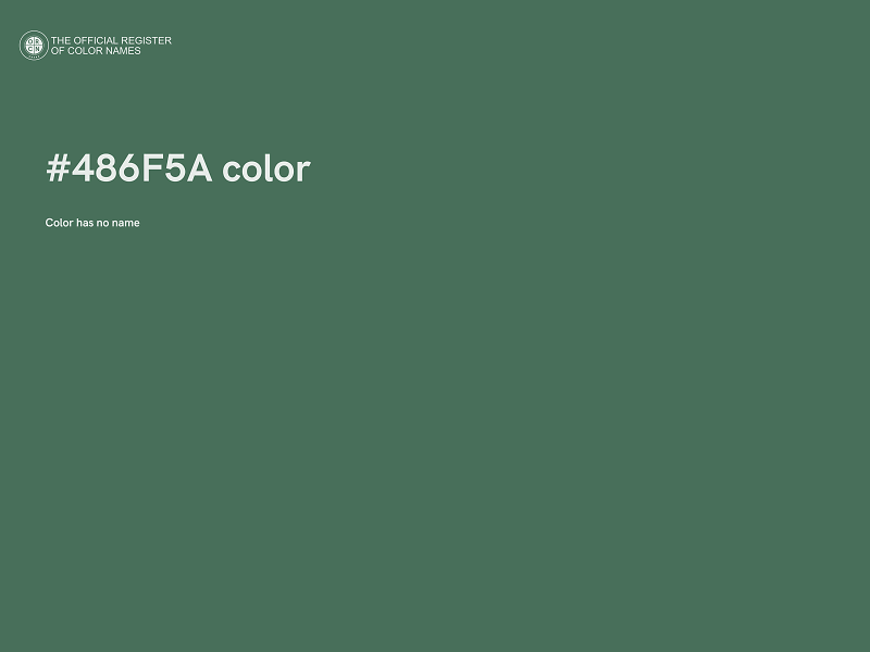 #486F5A color image