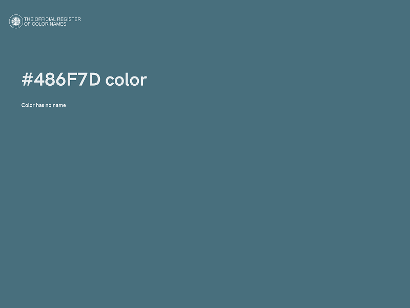 #486F7D color image