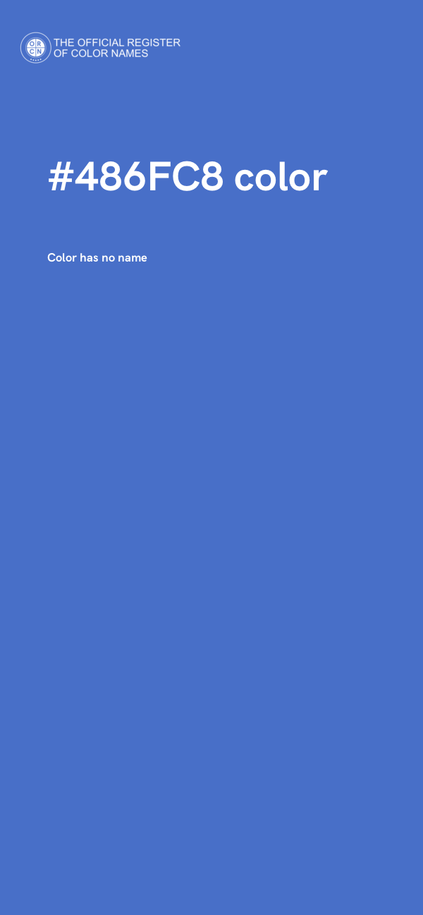 #486FC8 color image