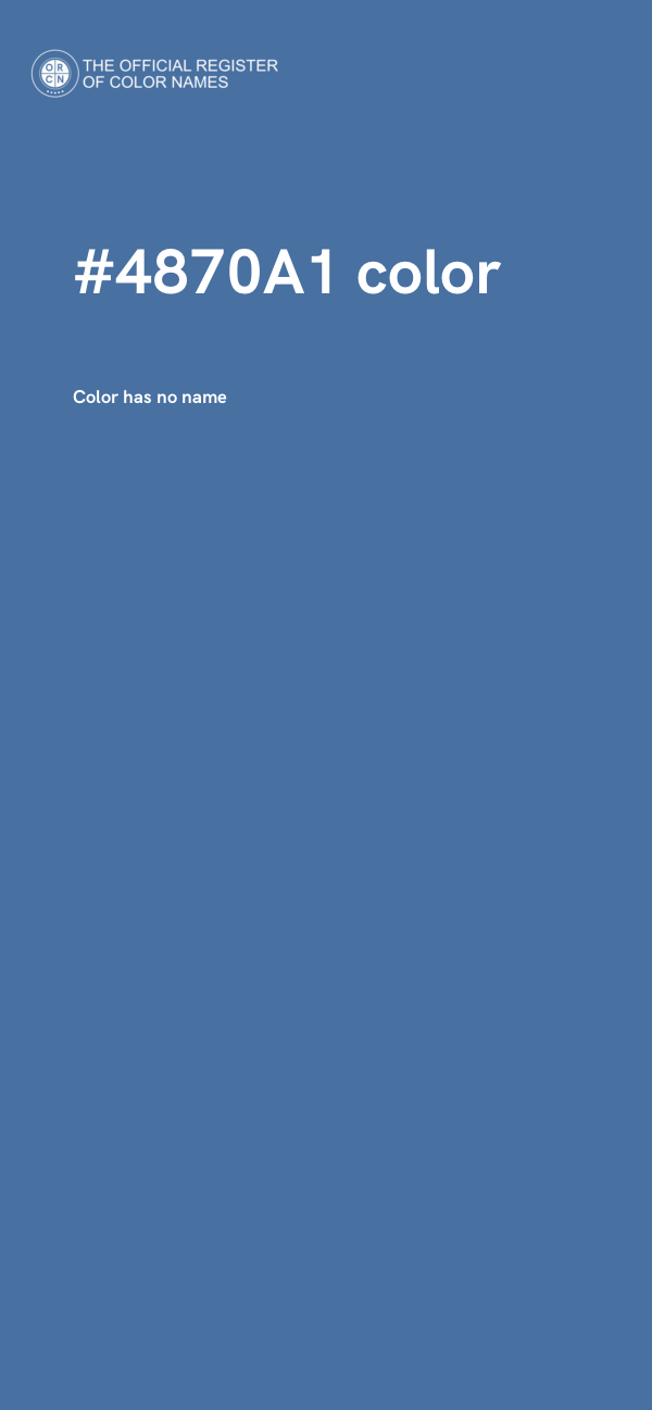 #4870A1 color image