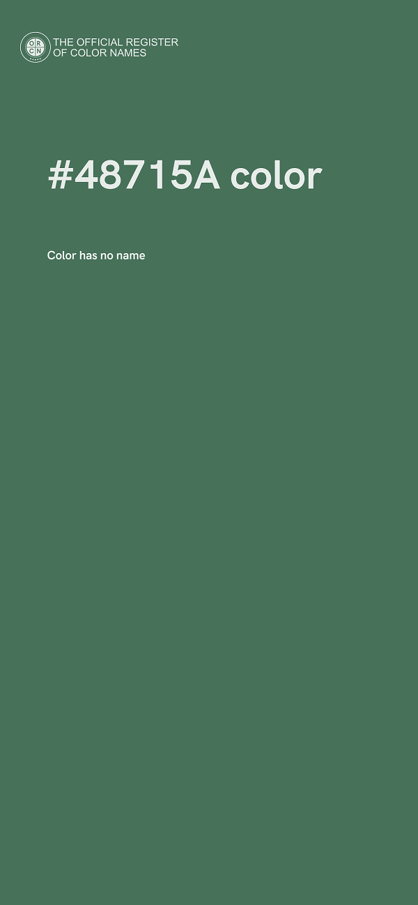 #48715A color image