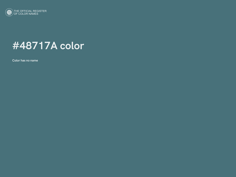 #48717A color image