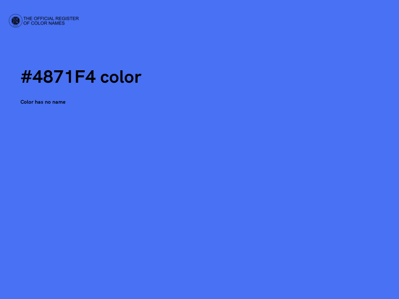 #4871F4 color image