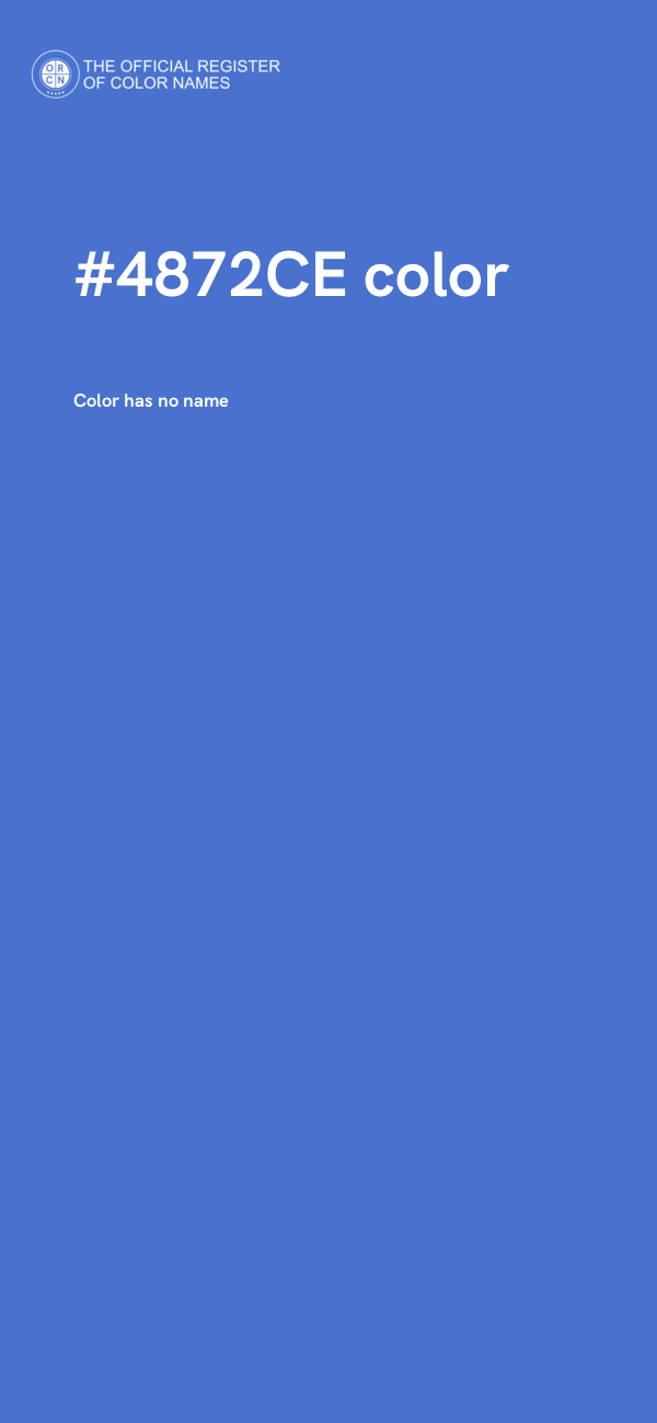 #4872CE color image