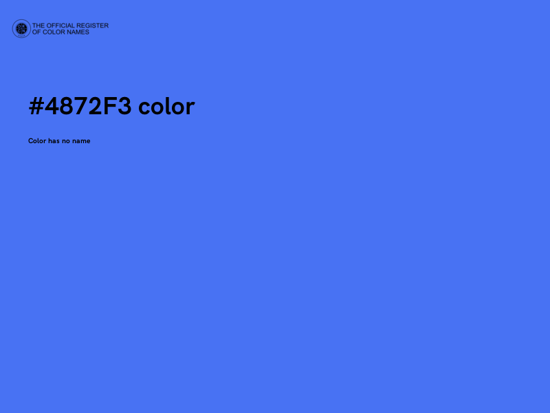 #4872F3 color image