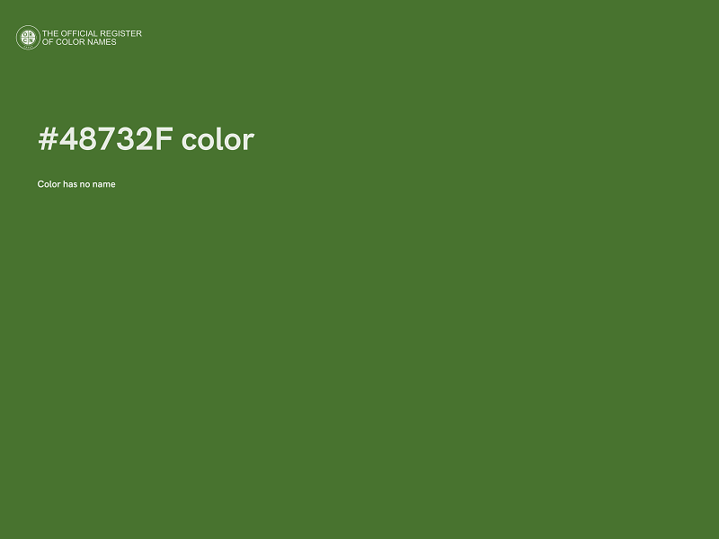 #48732F color image