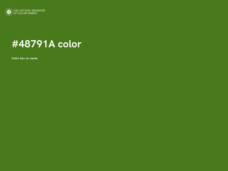 #48791A color image