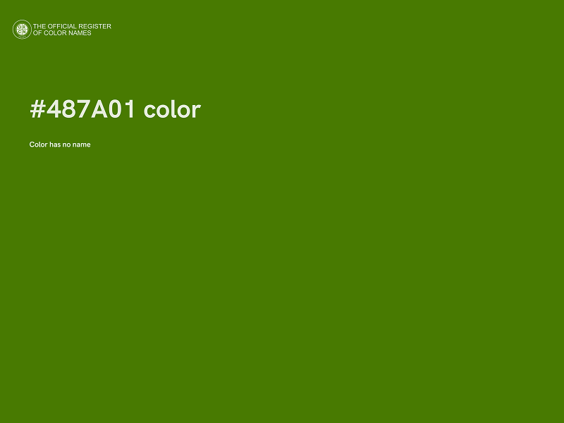 #487A01 color image