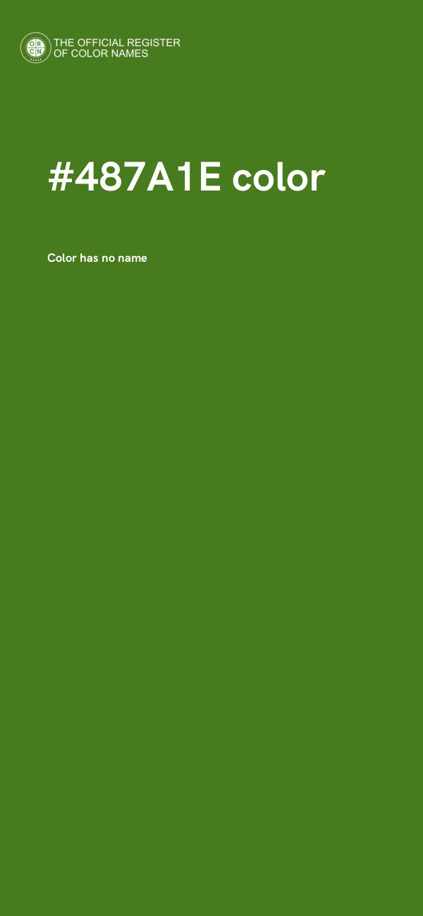 #487A1E color image