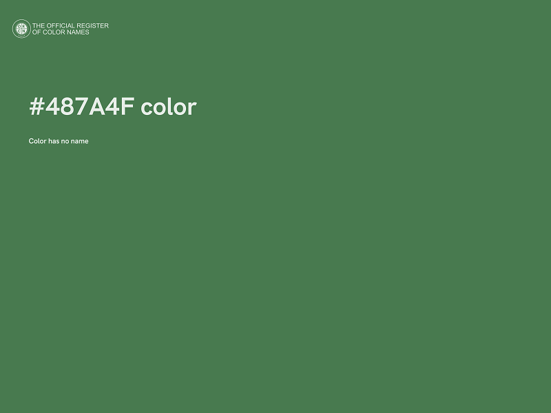 #487A4F color image