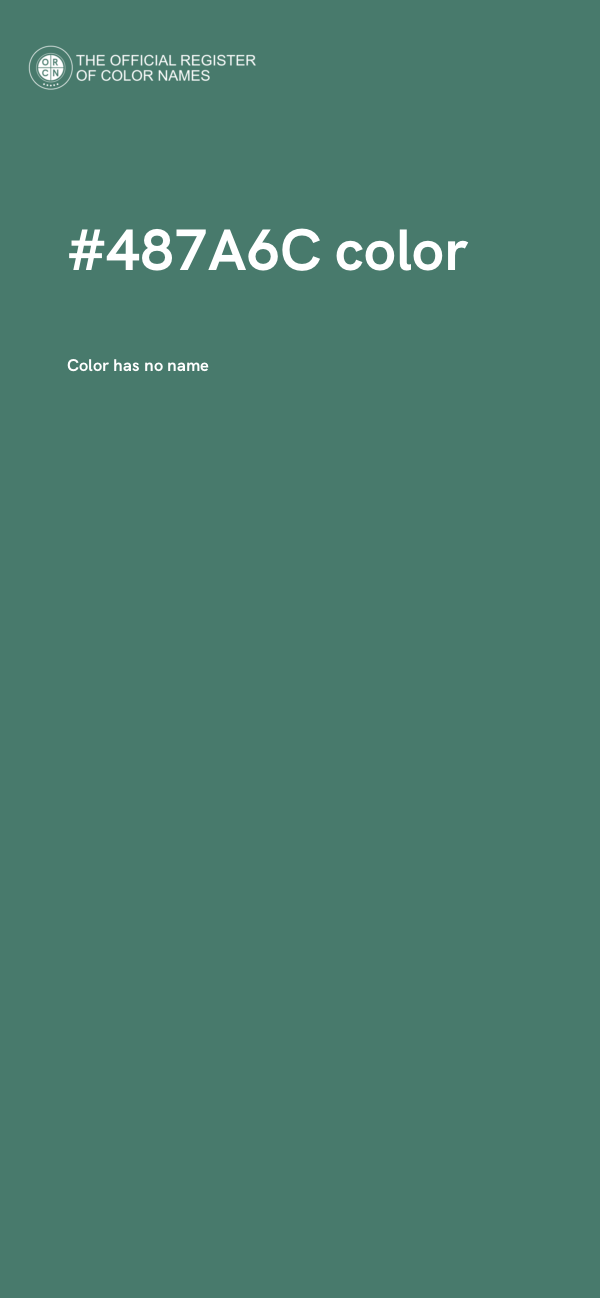 #487A6C color image