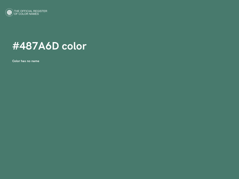 #487A6D color image