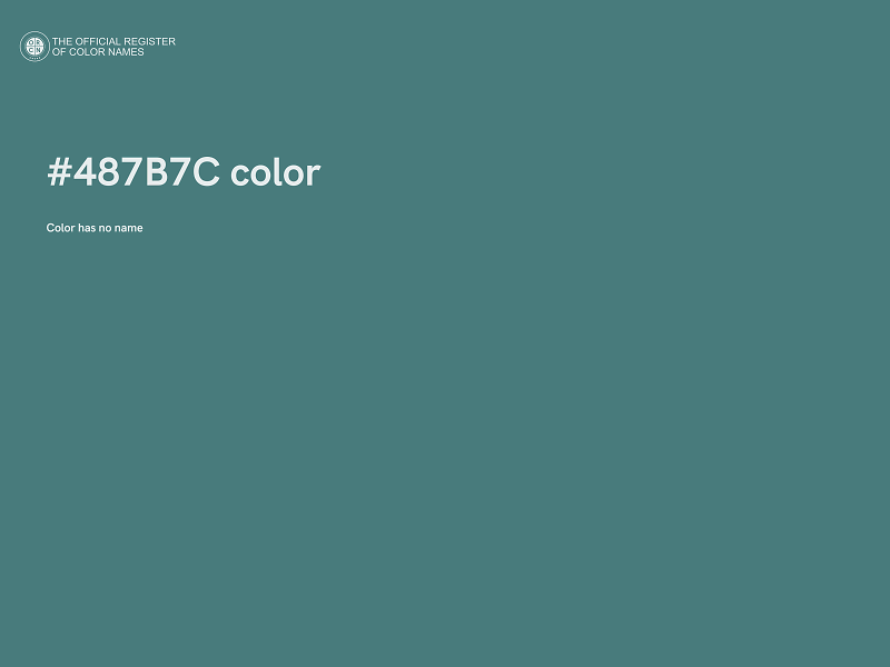 #487B7C color image