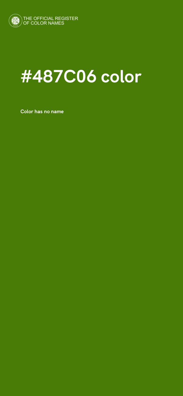 #487C06 color image