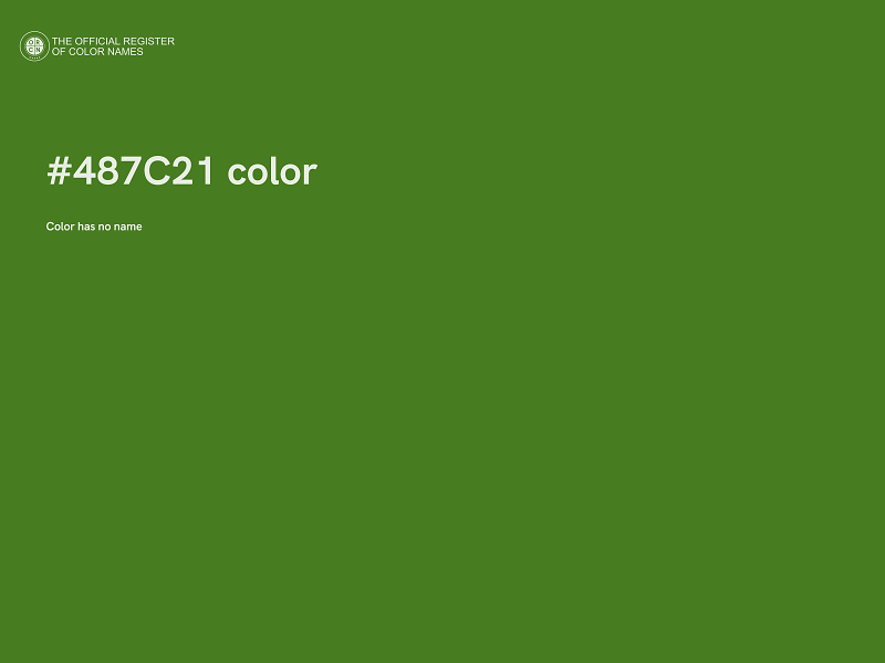 #487C21 color image
