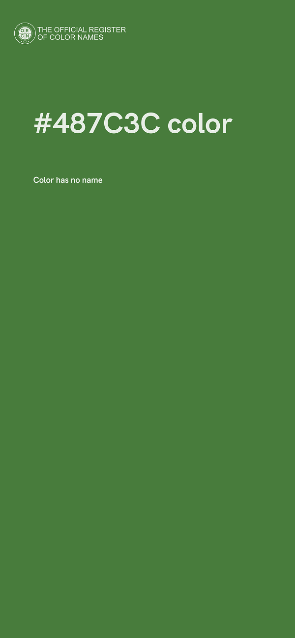 #487C3C color image
