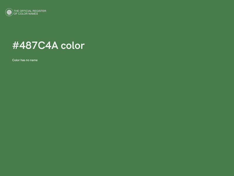 #487C4A color image