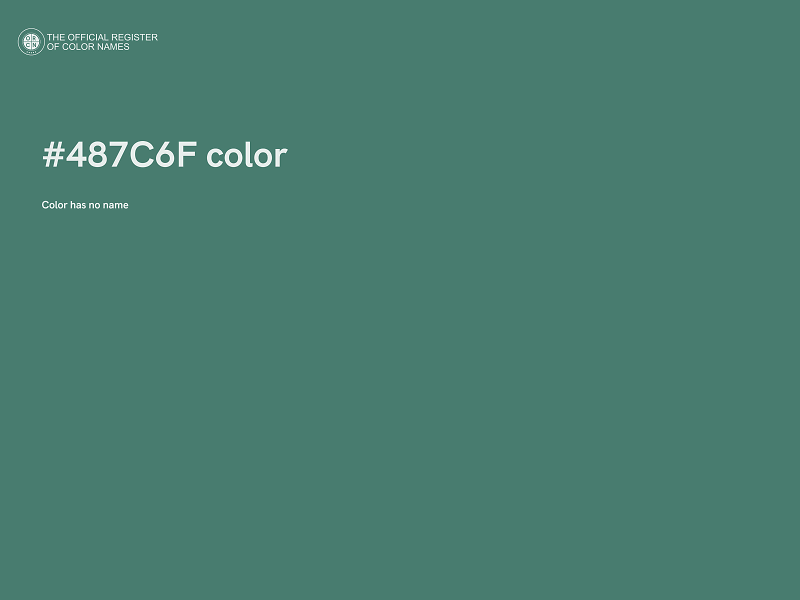 #487C6F color image