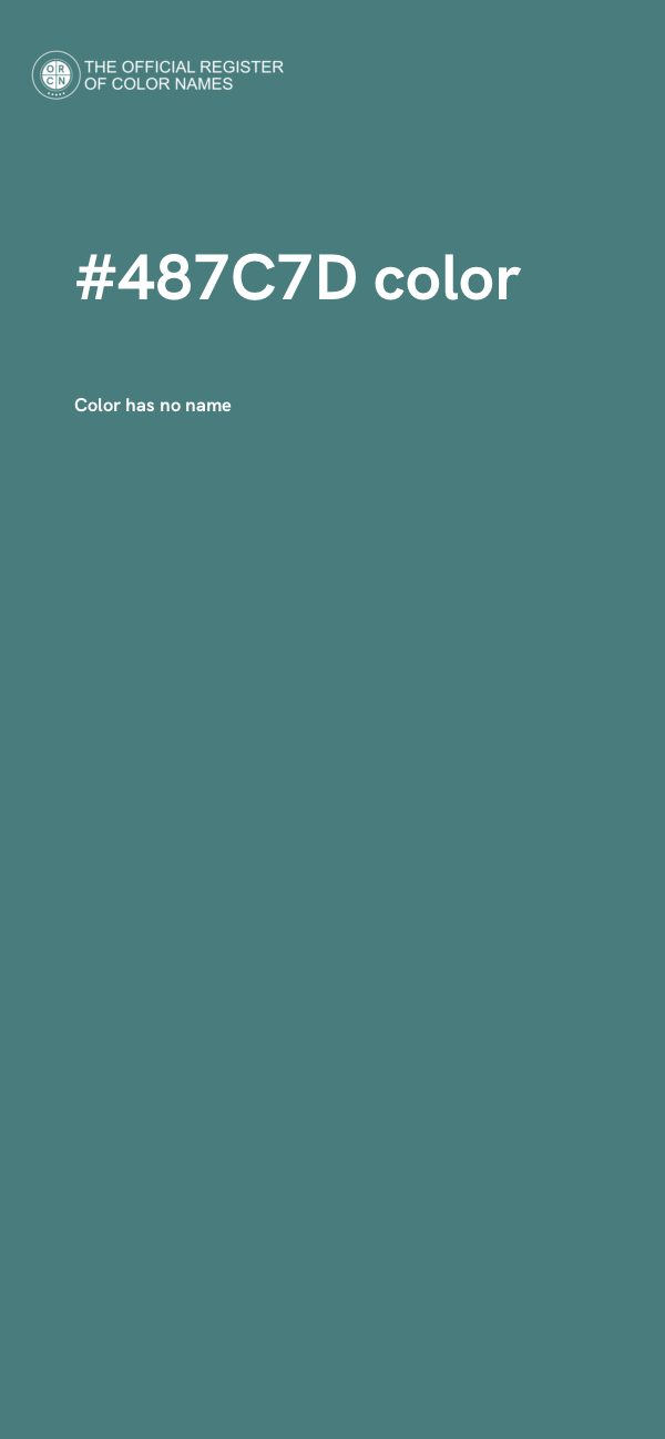 #487C7D color image