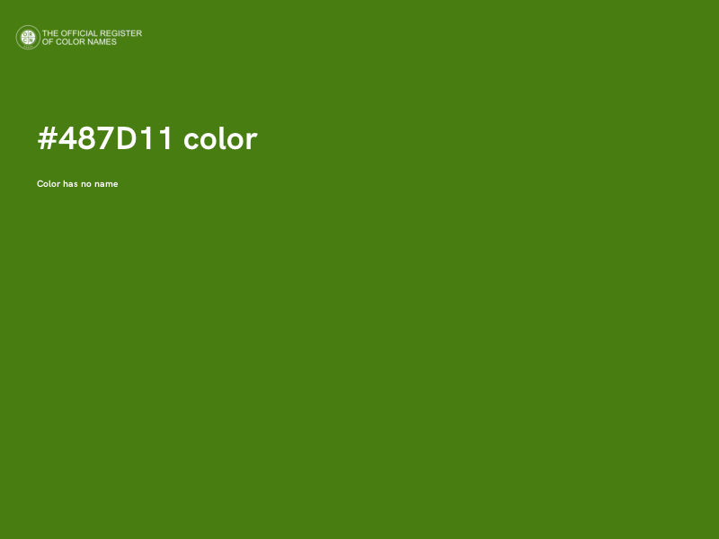 #487D11 color image