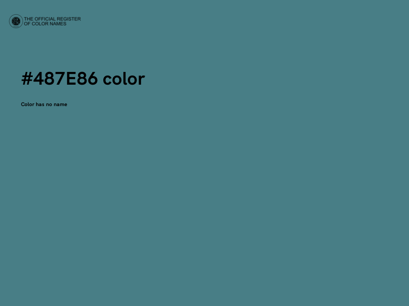 #487E86 color image