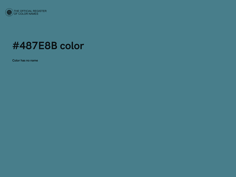 #487E8B color image