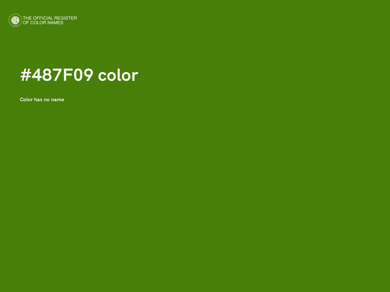 #487F09 color image