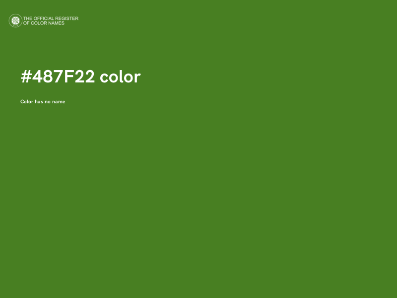 #487F22 color image