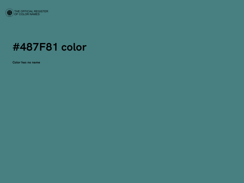 #487F81 color image