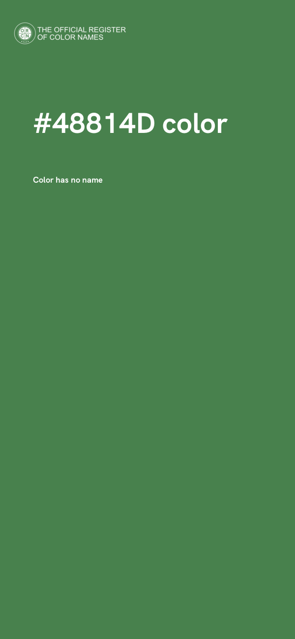 #48814D color image