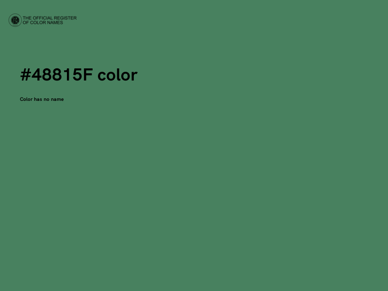 #48815F color image