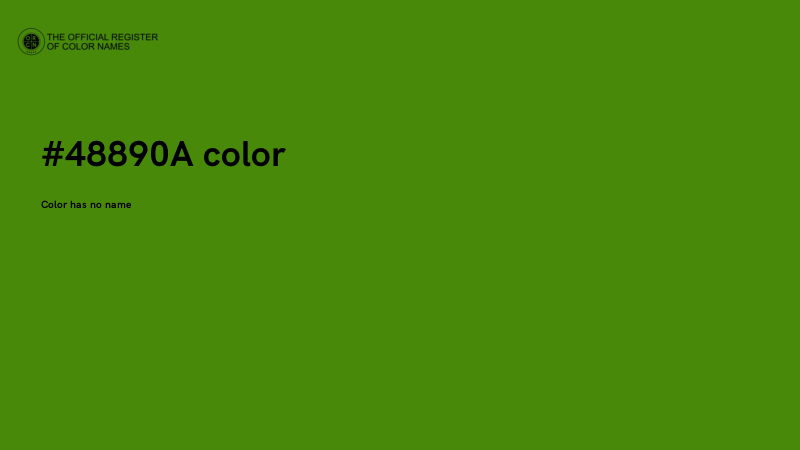 #48890A color image