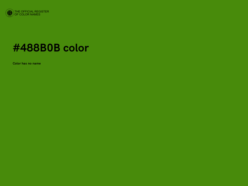 #488B0B color image