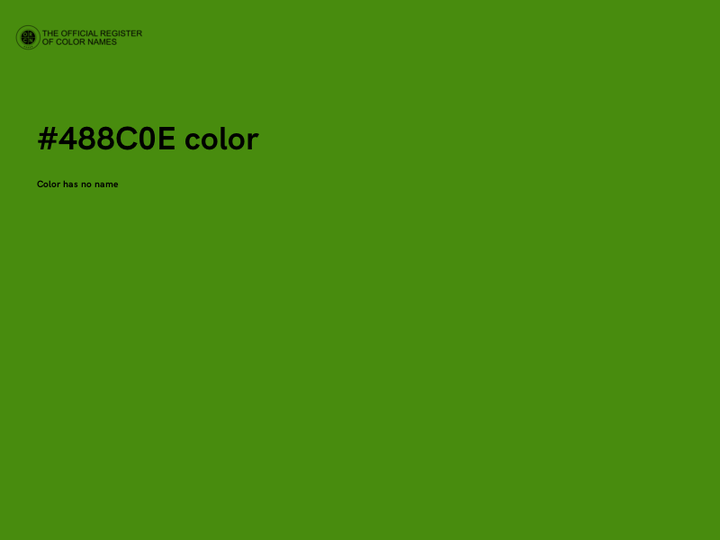 #488C0E color image