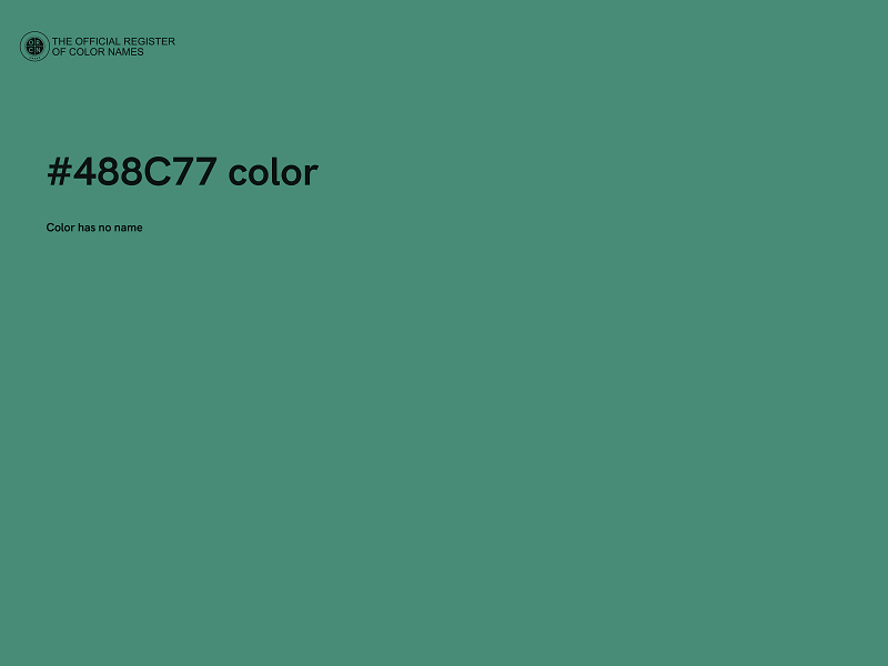 #488C77 color image