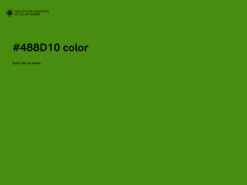 #488D10 color image