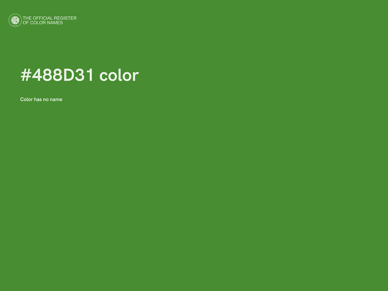 #488D31 color image