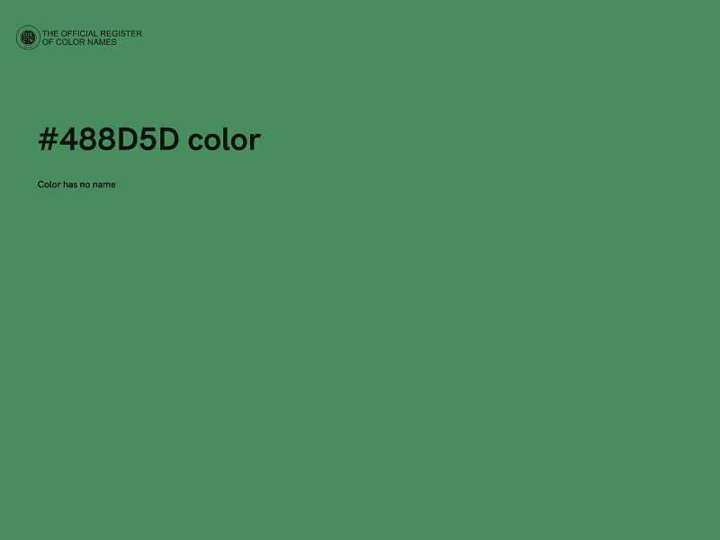 #488D5D color image