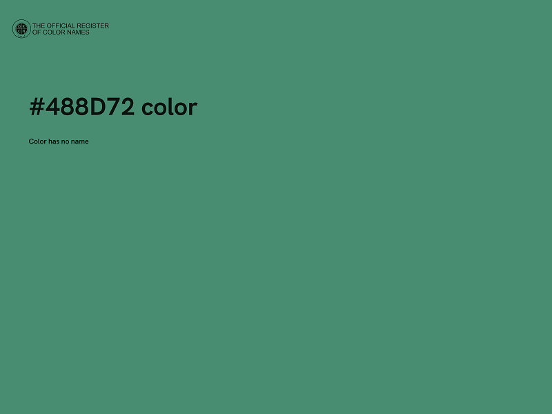 #488D72 color image