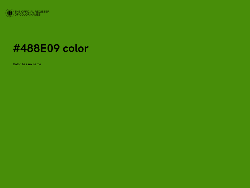 #488E09 color image