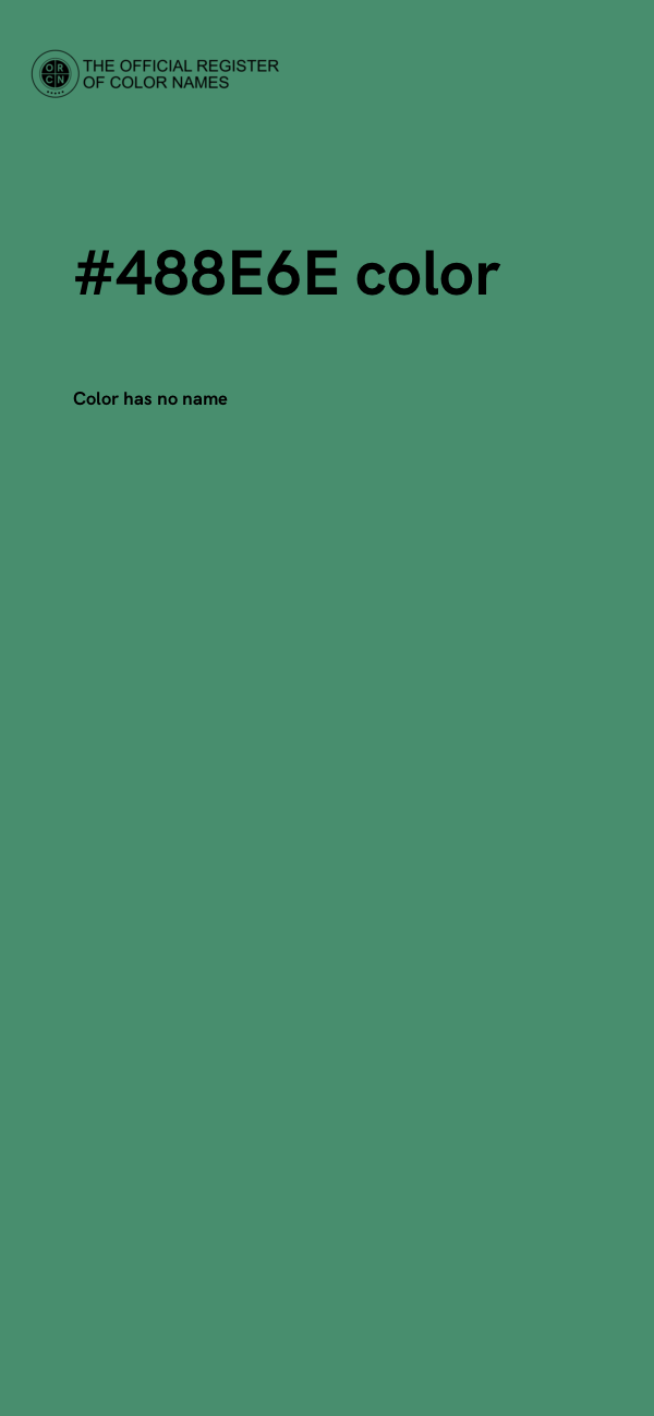 #488E6E color image