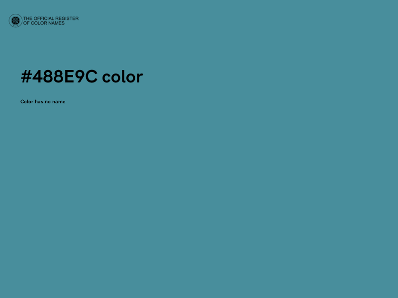 #488E9C color image