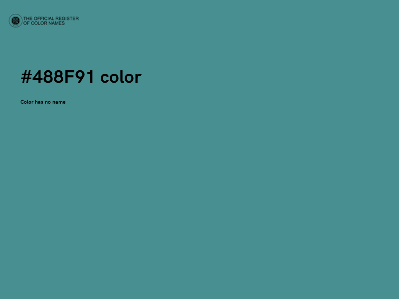 #488F91 color image