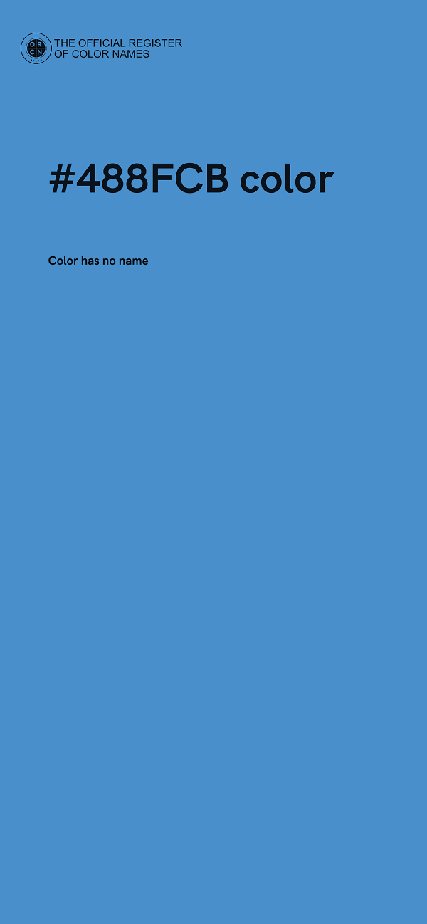 #488FCB color image